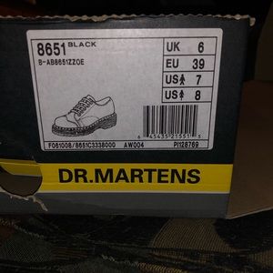 Retro Dr. Martens, size 8